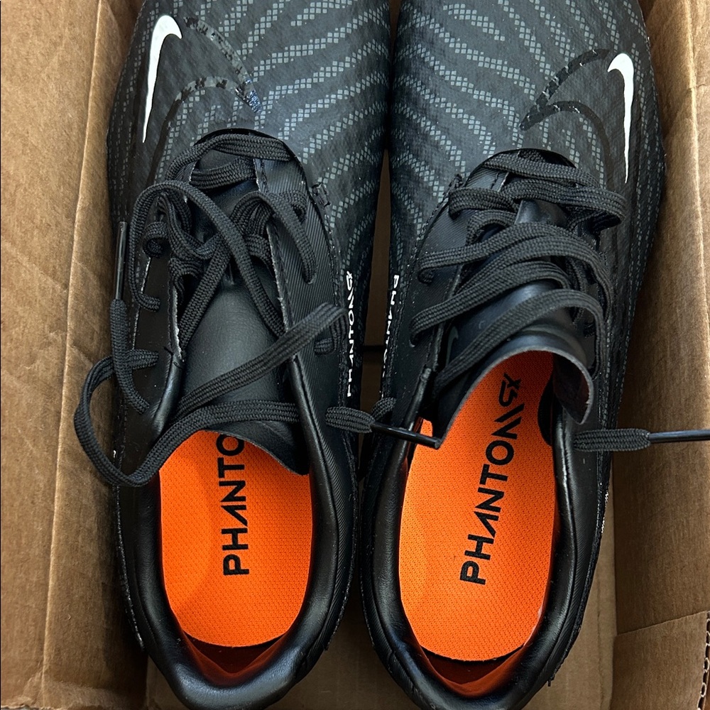 Nike Phantom GT2 Black and Orange soccer cleats